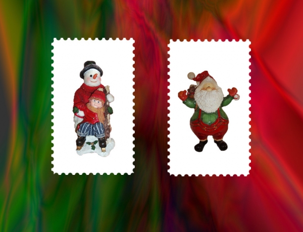 Creation of Holidays Postage Stamps: Step 4